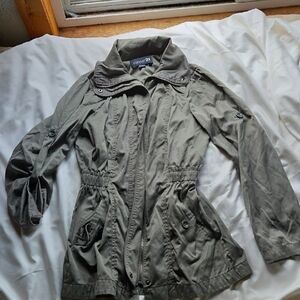 Forever 21 Khaki Utility Jacket S/P